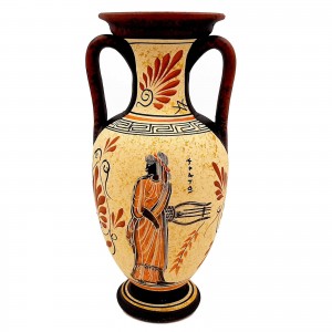 Αμφορέας Αρχαϊκής Περιόδου 26cm, Θεός Απόλλων ,Θεά Αφροδίτη, Σαπφώ
