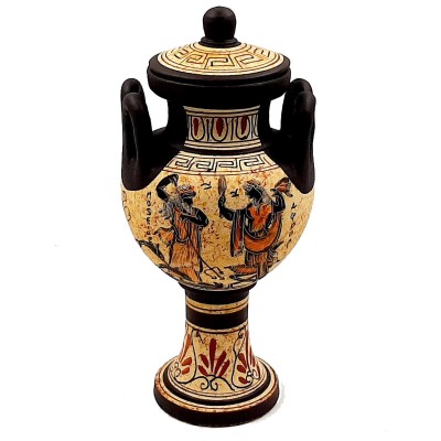 Wedding Lebes 25cm,Ancient Greek Pottery Vase,Shows Olympian Gods