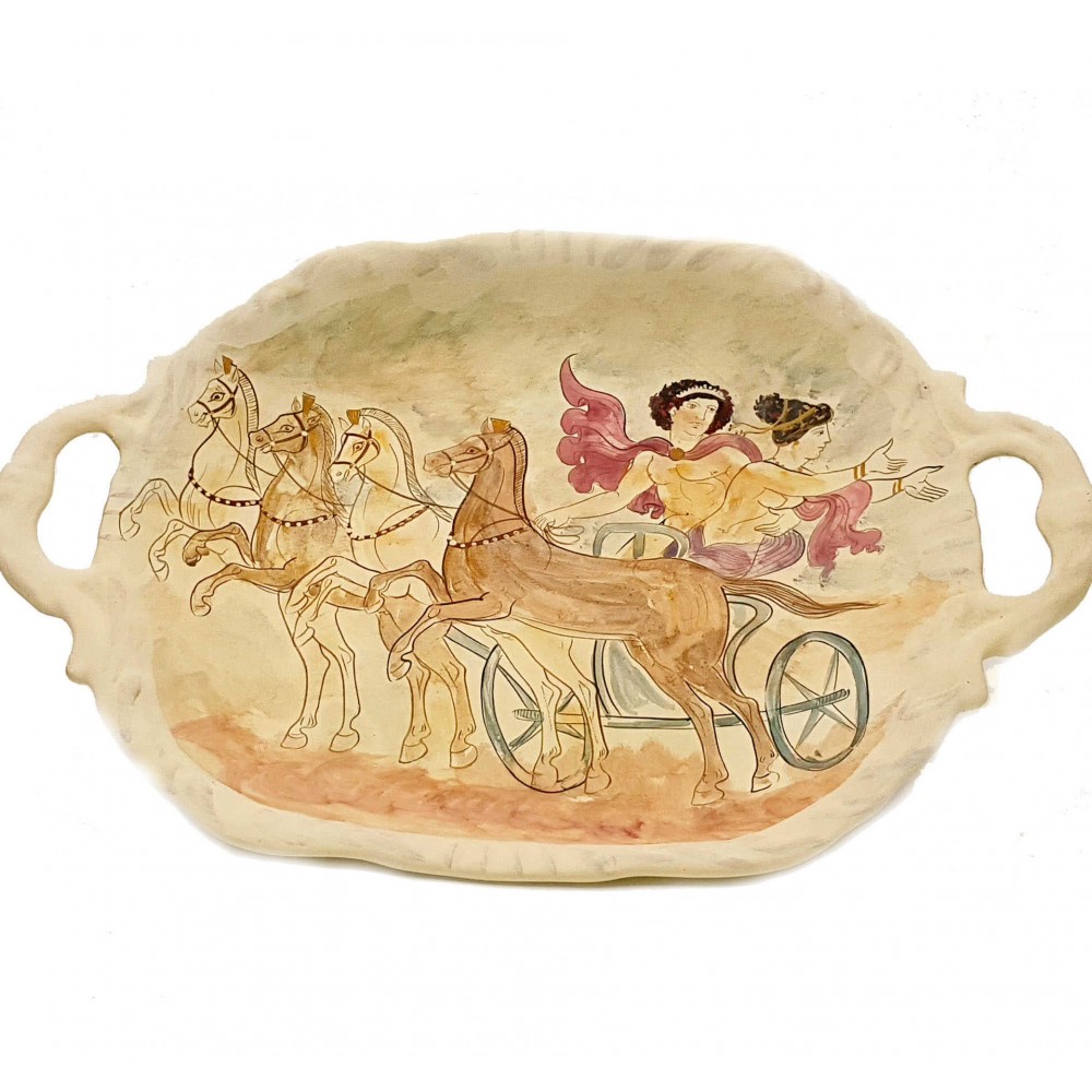 Decorative Tray (28,5x21,5)cm showing The abduction of Persephone