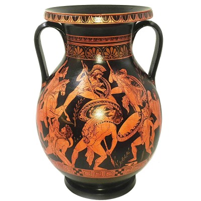 Gigantomachy,Red figure Pottery Pelike 31cm,Pronomos Painter,Museum Replicas