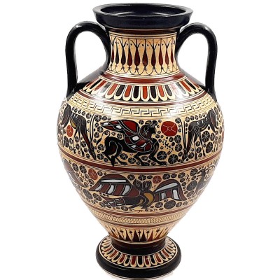 Greek Amphora Vase 36cm,Corinthian Art Pottery